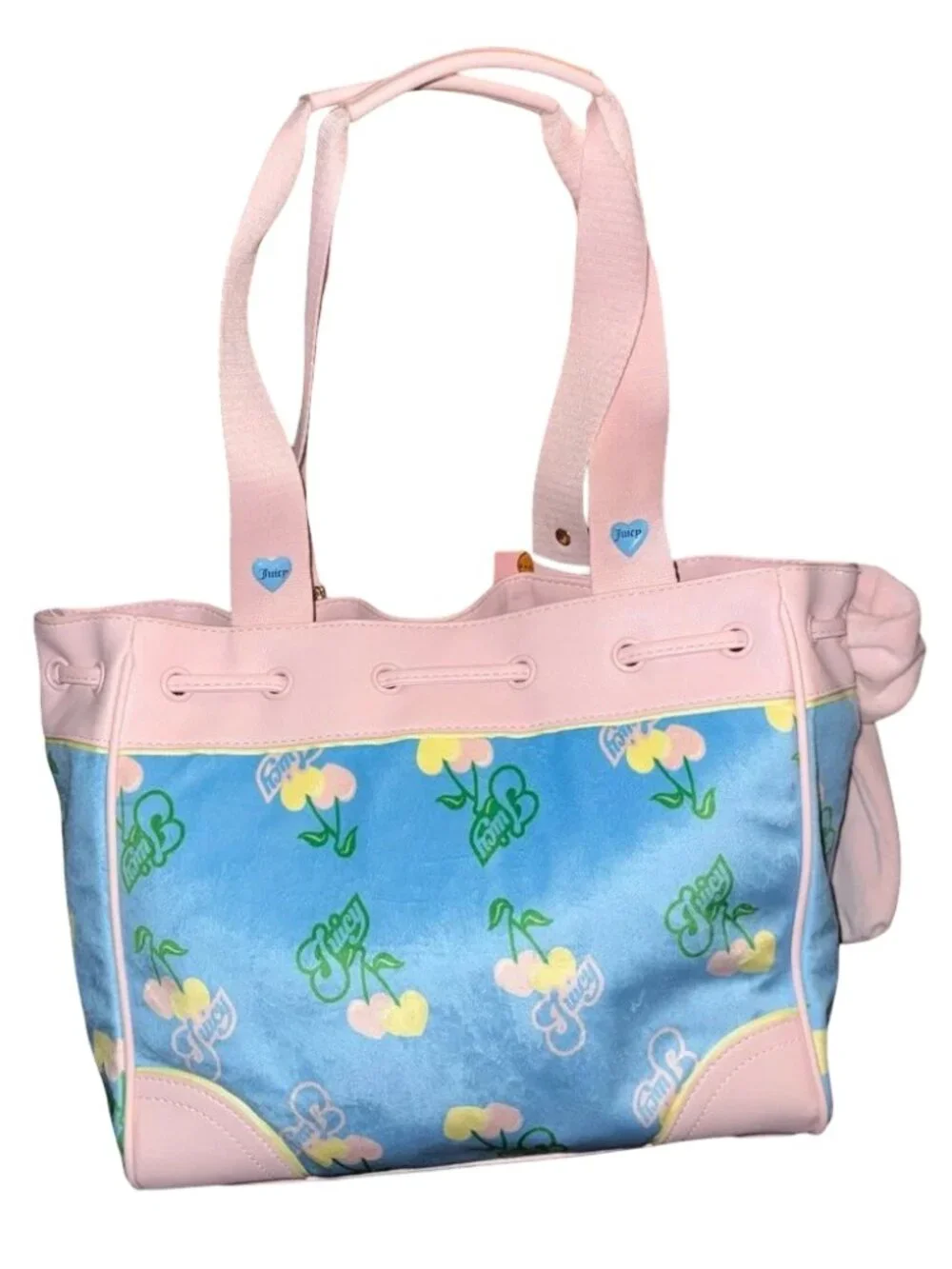 Juicy Couture Exclusive Blue Gleam Retro Juicy Cherry Gelato Daydreamer Tote